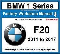 Service Repair Official Workshop Manual For Bmw 1 Series F20